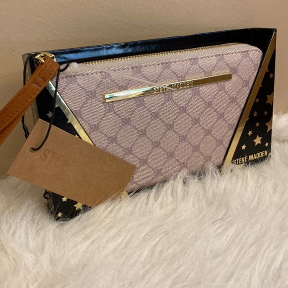 NWT Steve Madden Zip Around Wallet w/ Gift Box - Picture 3 of 10